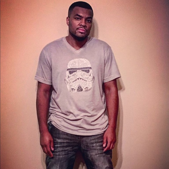 Marc Ecko Other - Star Wars Studded Storm Trooper Shirt Mark Ecko L